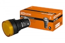 Лампа AD-22DS(LED)матрица d22мм желтый 36В AC/DC TDM